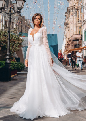 White 3-in-1 Fashion Wedding Dress